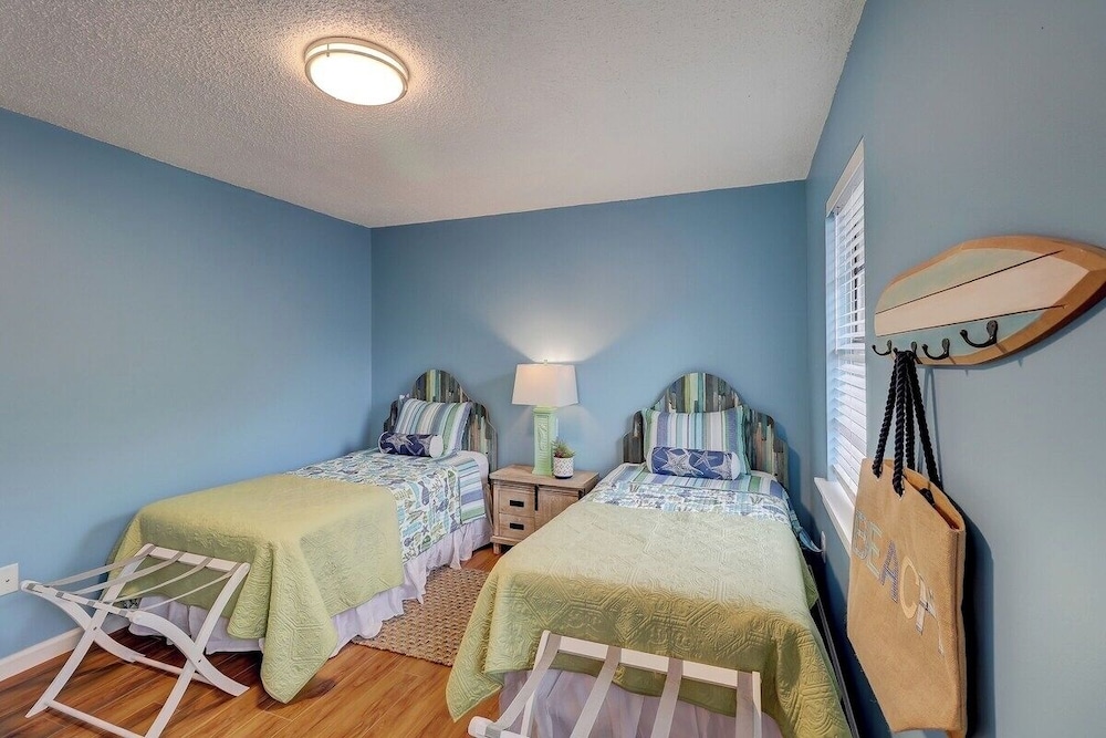 Beach Getaway 2BR w/ Pool + Modern Comforts