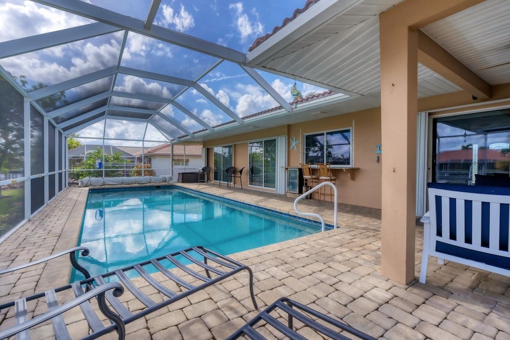 Punta Gorda Isles 3br Private Pool Home On Canal 3 Bedroom Home