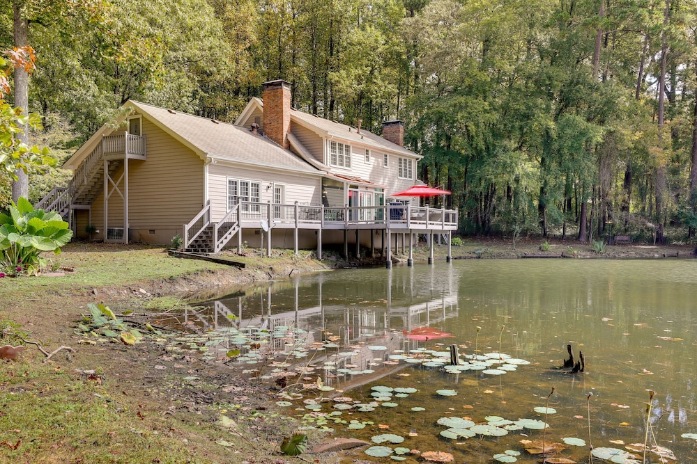 Lawrenceville Gem w/ Boat Dock on Private Lake! view 4