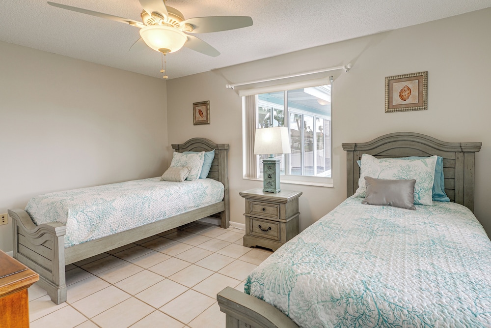Canal-front Retreat w/ Boat Dock on Merritt Island