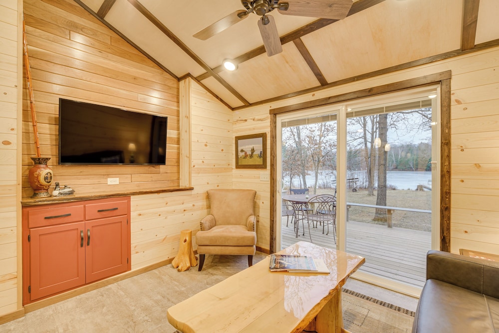 Minong Flowage Cabin w/ Fire Pit & Dock!