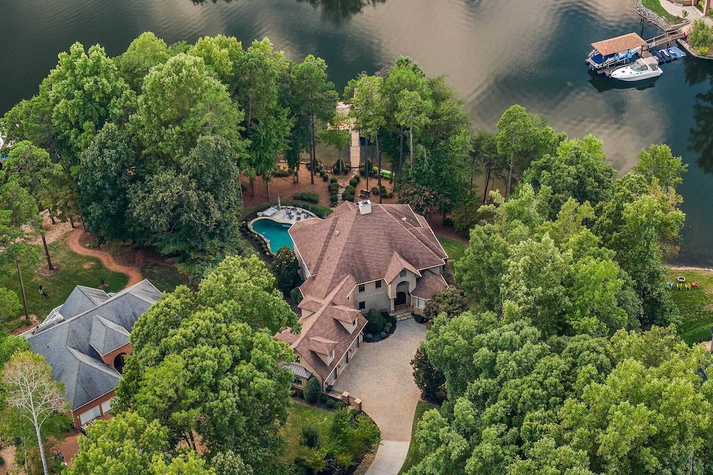 Livin' Large Lake Norman Estate w/ Pool, Dock, Game Room & Scenic Views