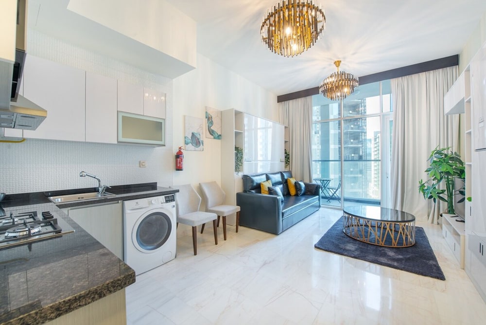 Awesome Studio Apartment With Burj Khalifa View at Business Bay