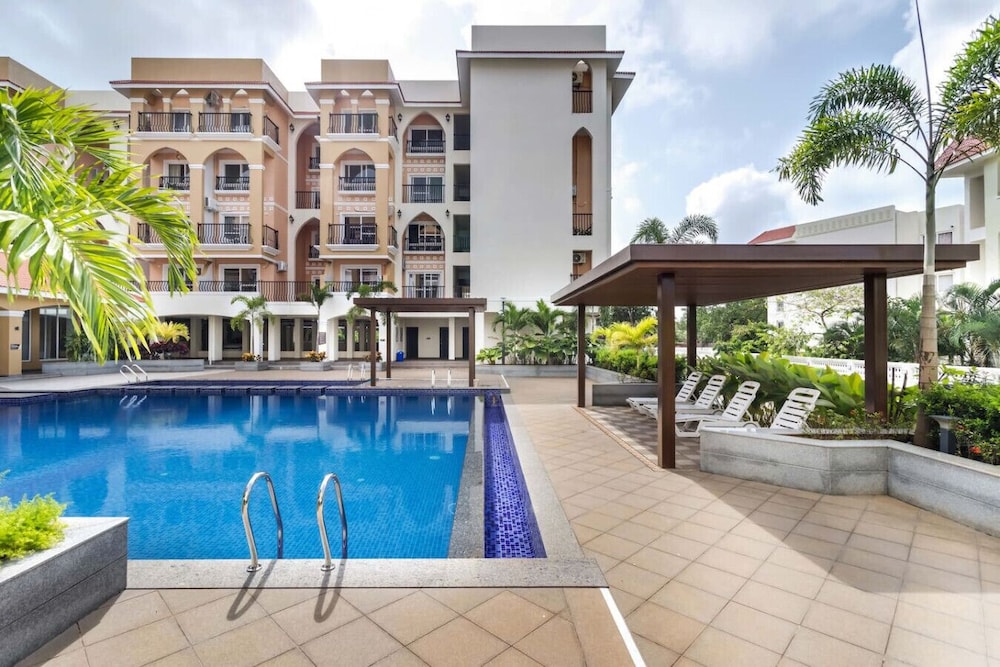 1BR in North Goa Pool Gym Clubhouse Access