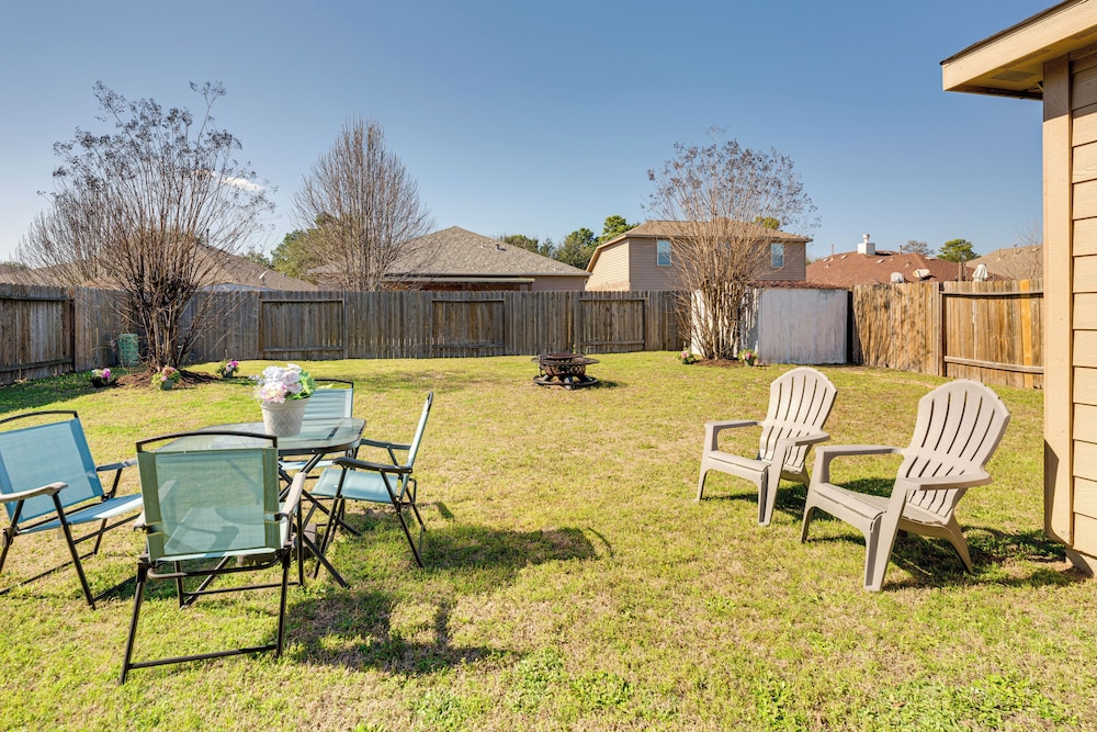 Suburban Home in Magnolia w/ Fenced Yard