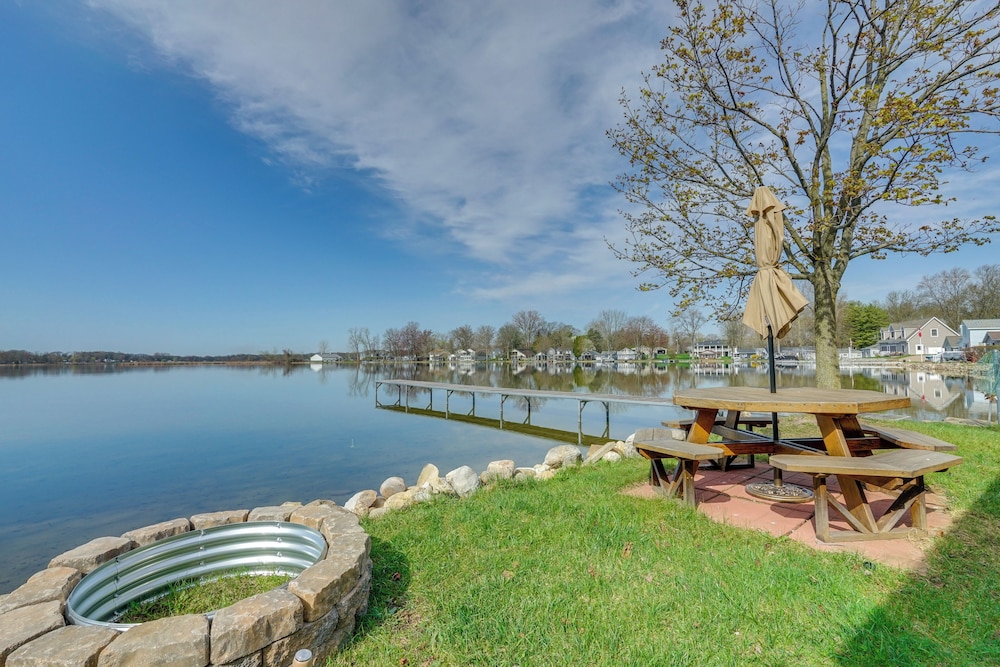 Lakefront Gem w/ Watercrafts & Dock in Coldwater!