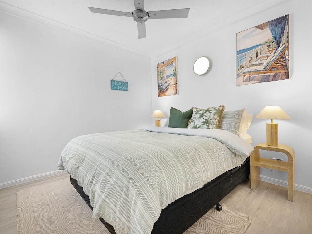 Bright Coastal Stay With Pool and Beach View
