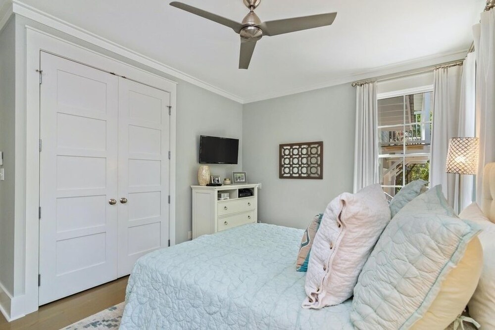 Golf Cart Screened-in Porch & Grill Station Close To Camp Watercolor 4 Bedroom Home by RedAwning view 2