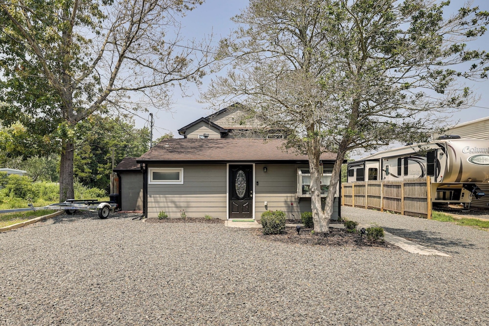 Dock + Backyard Bar: Spacious Barnegat Bay Retreat