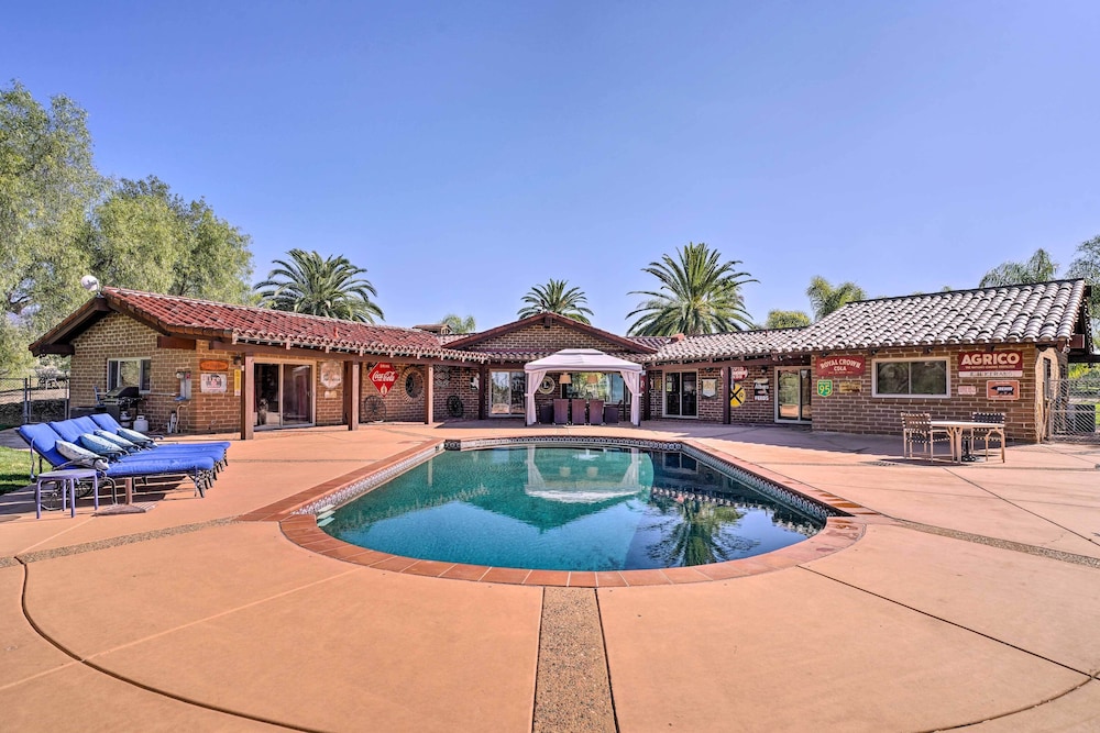 Equestrian Estate w/ Horse Stables & Pool!
