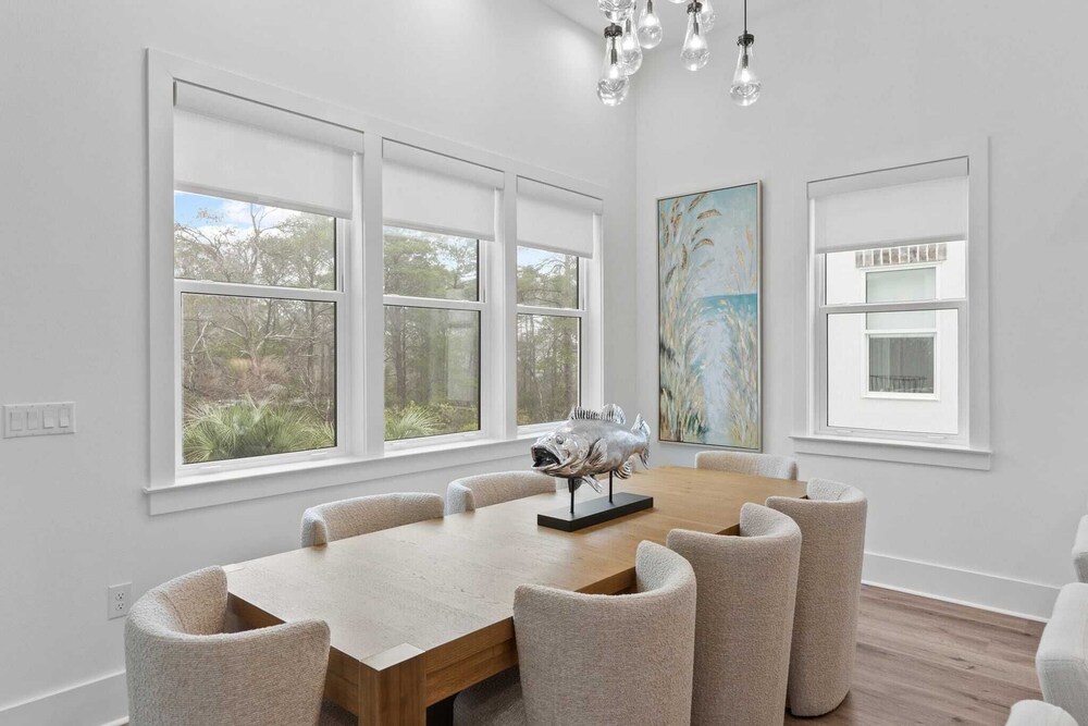 Luxe 30A Home w/ Pool, Outdoor Dining, Golf Cart, & Minutes to Beach