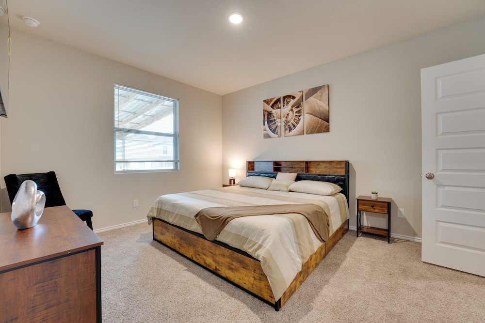 6 Mi to Afb: Pool & Hot Tub Haven w/ Game Room