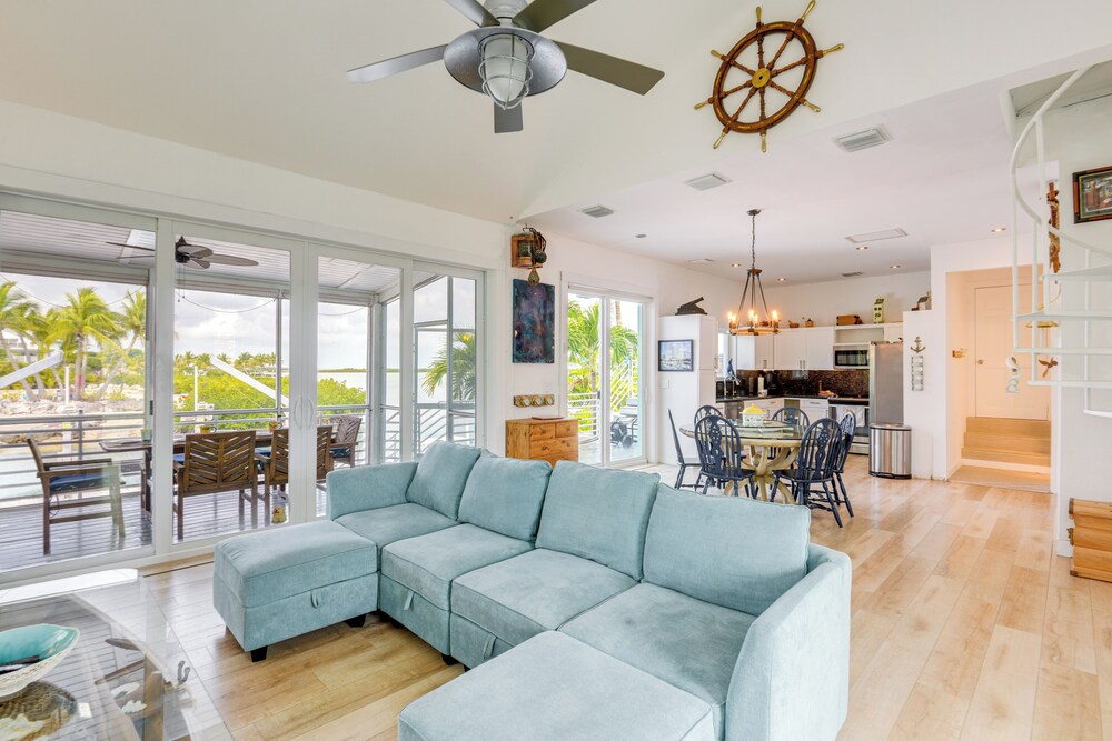 Dock + Balcony: Serene Big Coppitt Key Escape
