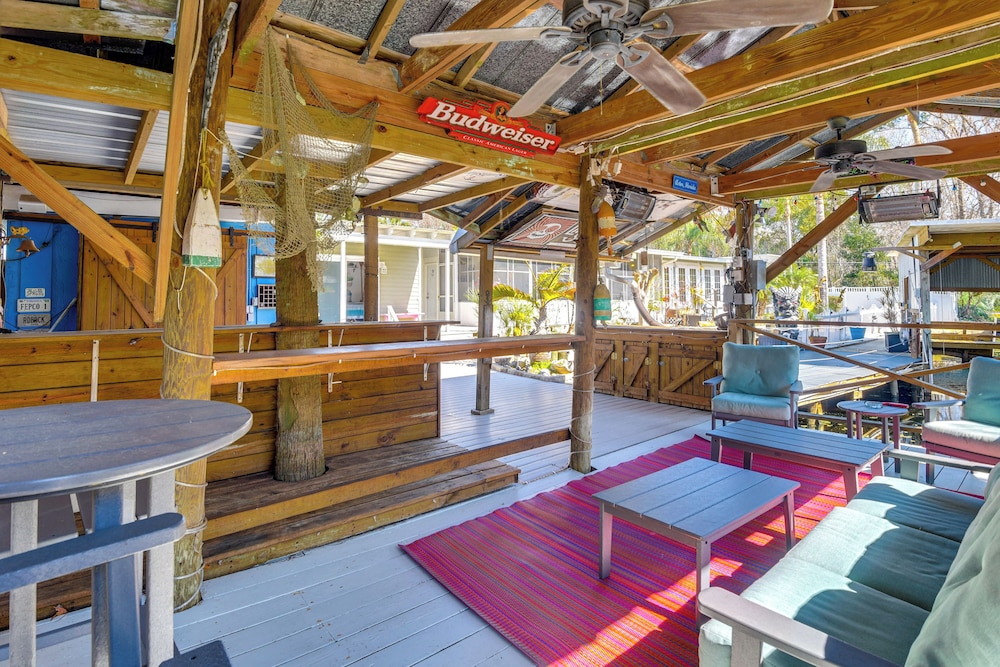 < 1 Mi to Boat Ramp: Canal-front Retreat in Astor!