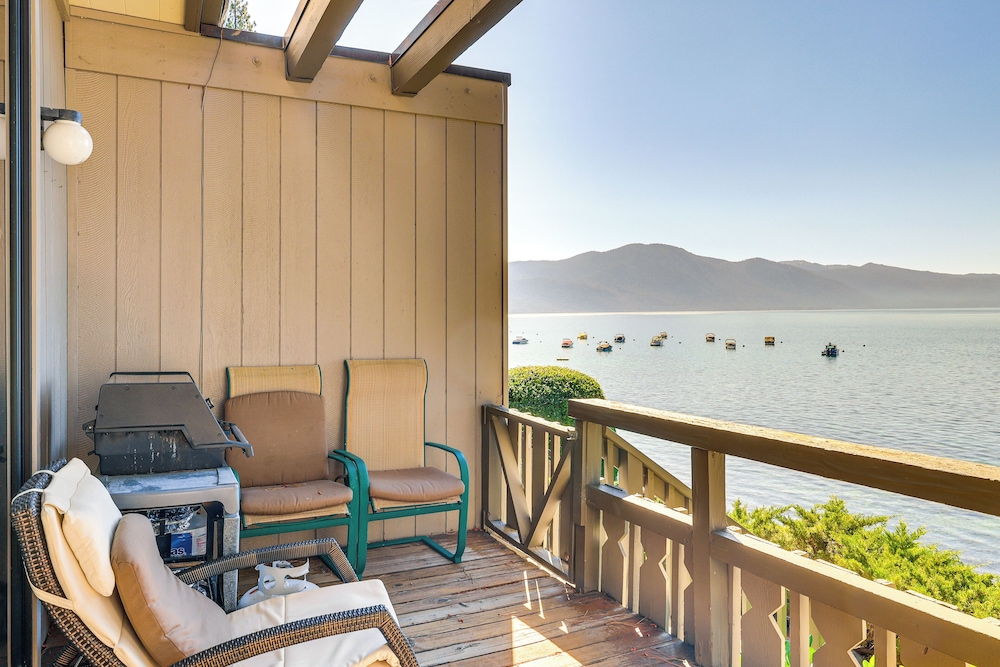 Lake Tahoe Gem w/ Furnished Deck & Water Views!