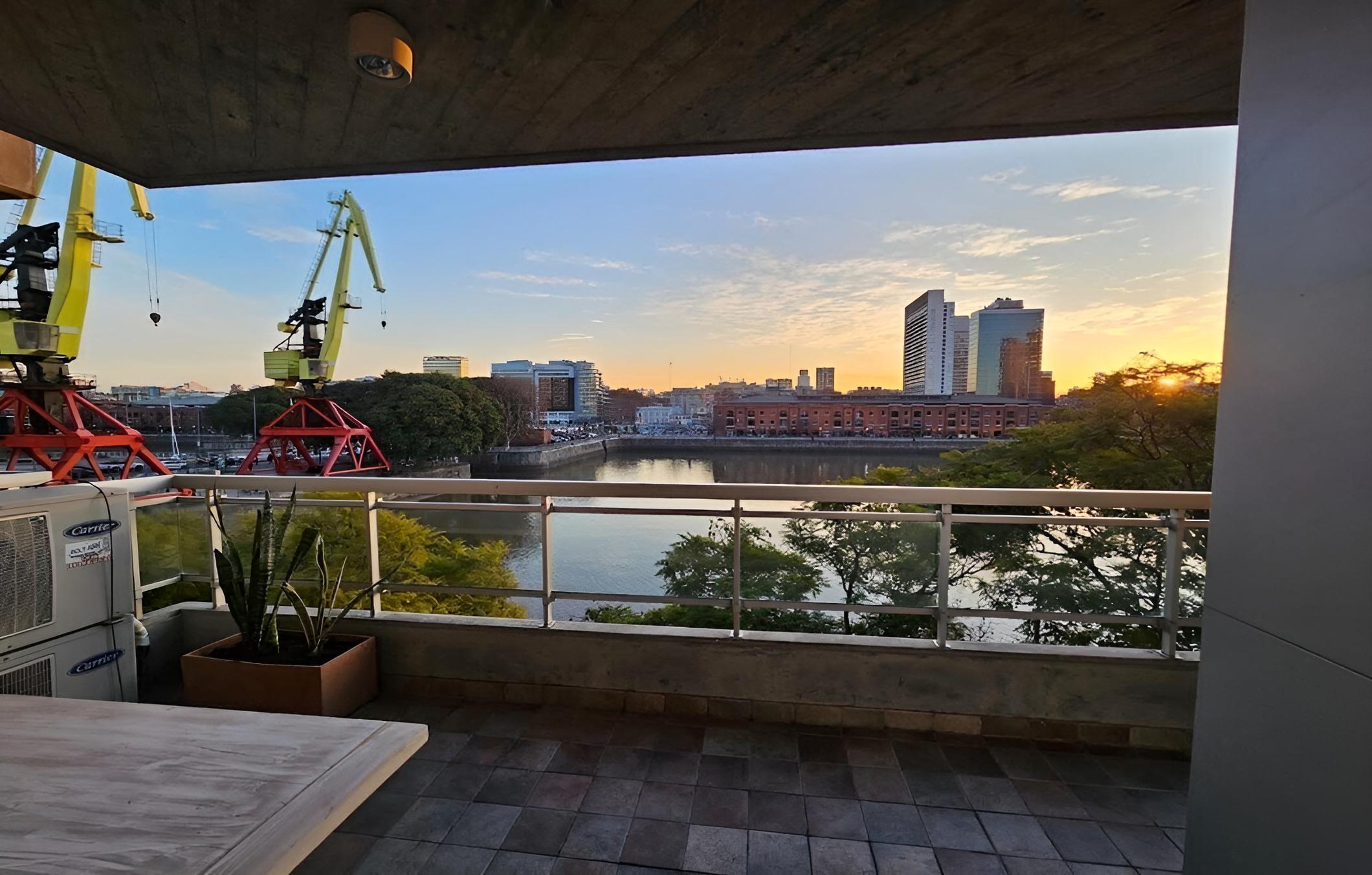 Puerto Madero Vista Al Dique 2 Aambientes Terraza