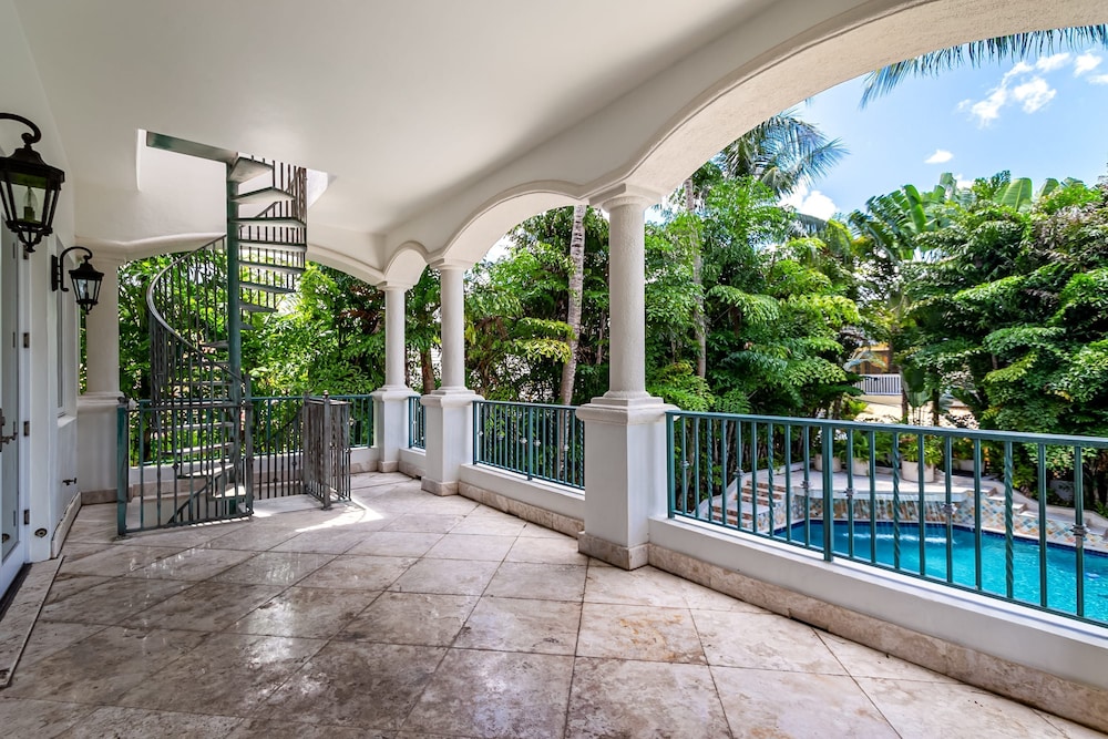 Waterfront Mansion With Game Room Gym Media Room and Guest House