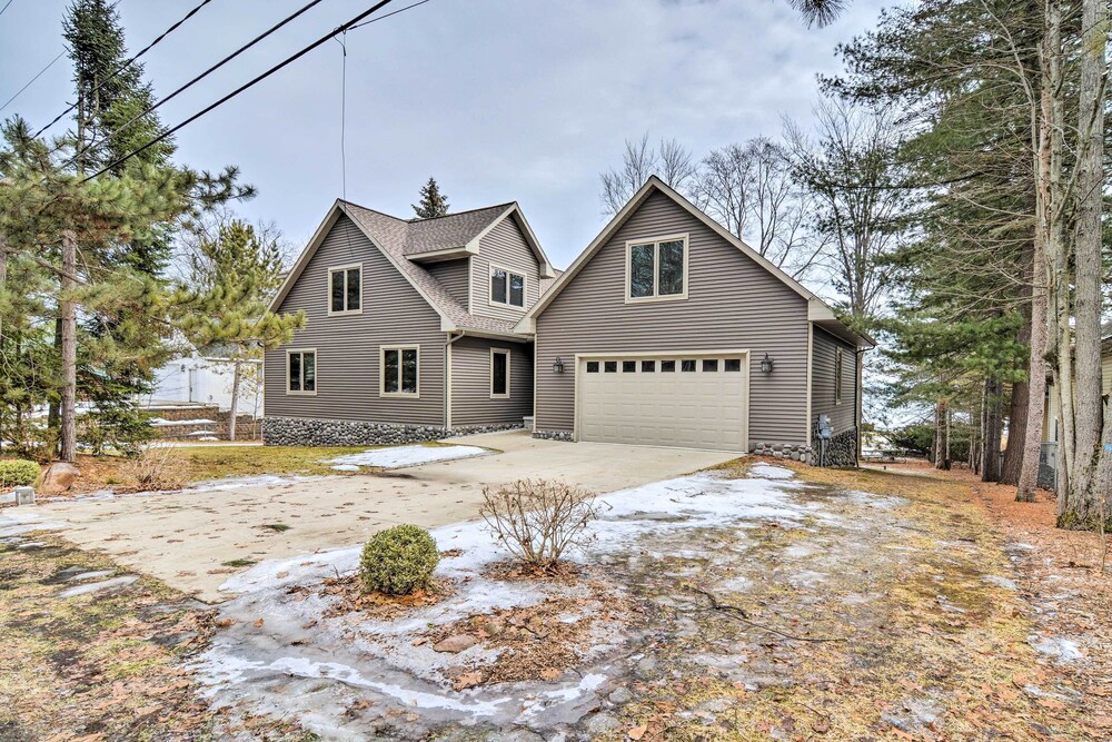 Lakefront Roscommon Home w/ Game Room & Dock! view 3