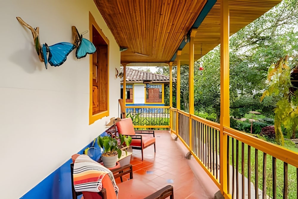 Casa cafetera cerca del Parque del Café