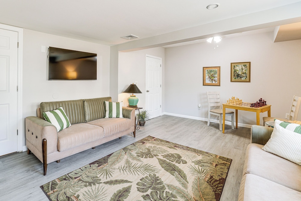 Dock + Backyard Bar: Spacious Barnegat Bay Retreat