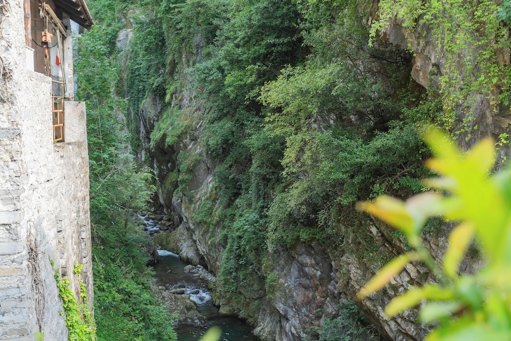 Terrace on Orrido di Nesso Waterfall by Rent all Como