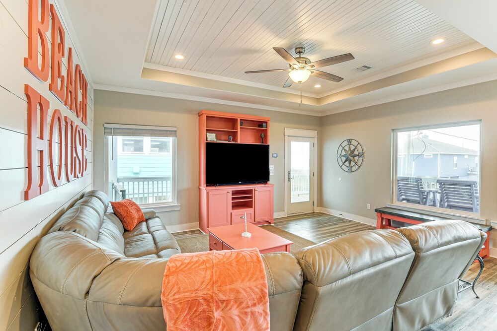 'the Beach House' Bolivar Peninsula Family Getaway