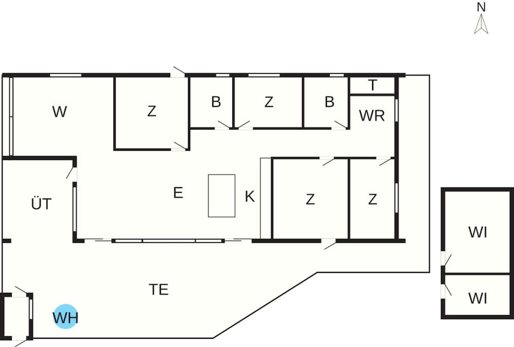 5 Star Holiday Home in Hals