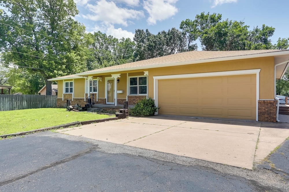 Group Getaway w/ Private Yard in Wichita!