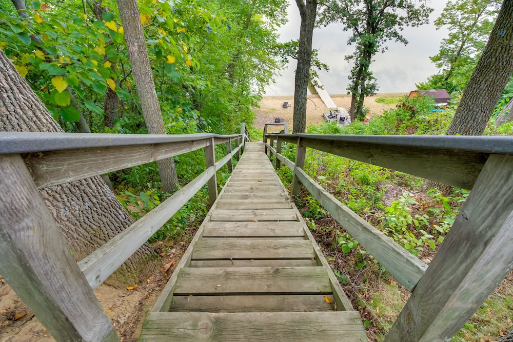 Sandy Beach Family Getaway w/ Fire Pit  Deck! - Property Image 1