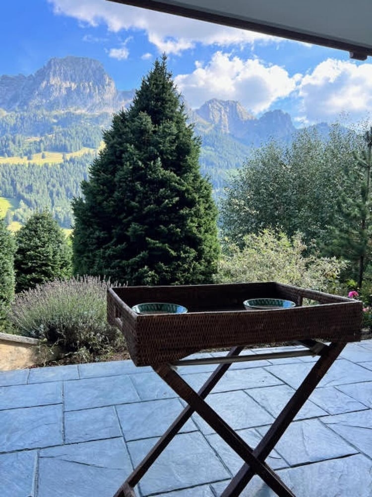 Gstaad Switzerland Skiing From Exclusive Rougemont Chalet Apartment