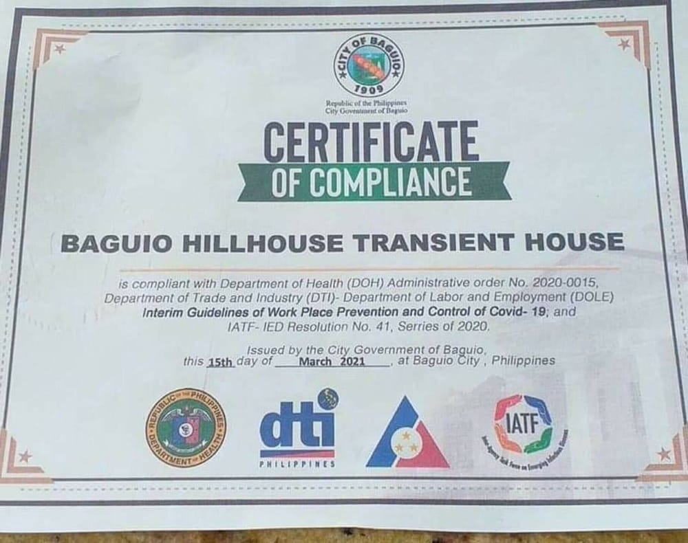 Baguio Hillhouse, Ask About Free Stay for Kids
