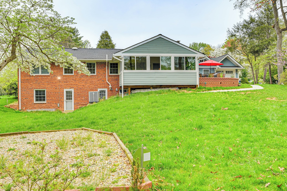 14 Mi to DC: Retreat w/ Patio & Sunroom!