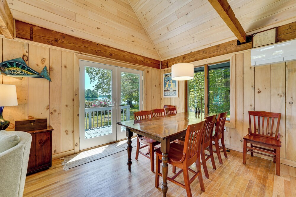 Annabessacook Lake Retreat w/ Deck: Pets Welcome!