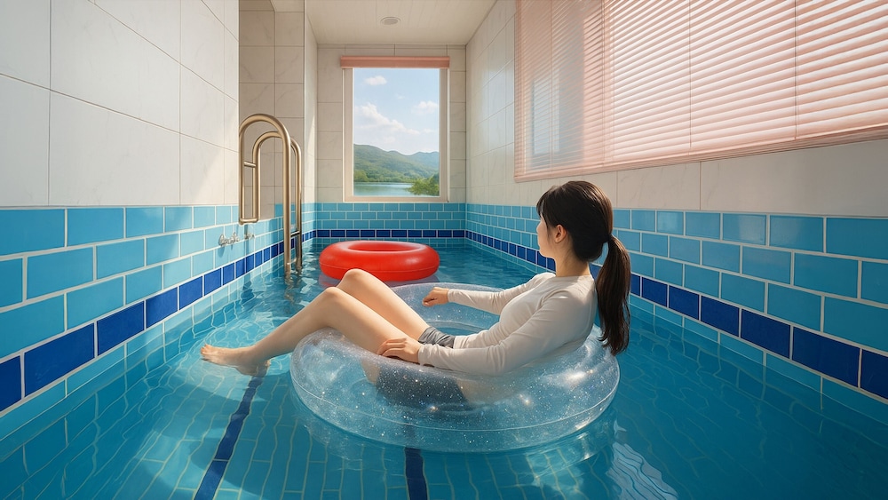 Gapyeong Ribbon Spa Pool Villa