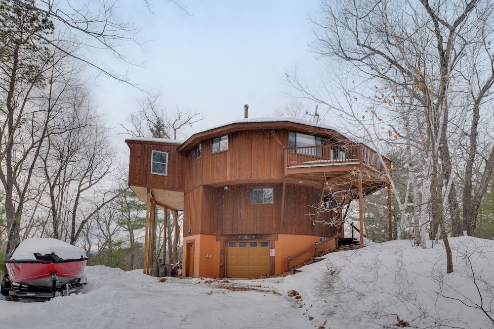 Dock & Beach Access: Scenic Lake Ossipee Cabin!