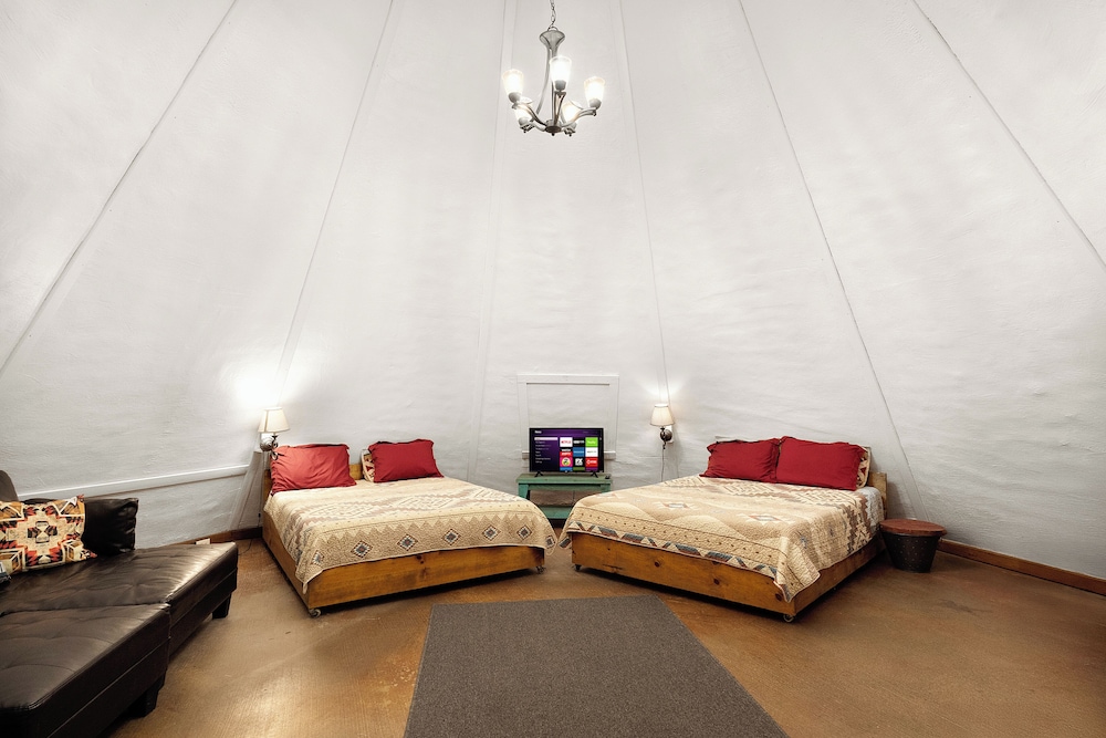 Tipis on the Guadalupe