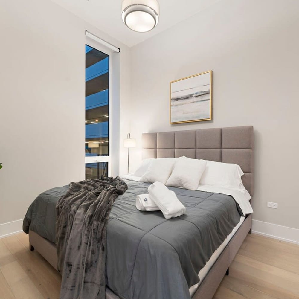 Chic River North Condo 2BR 2BA With Private Balcony