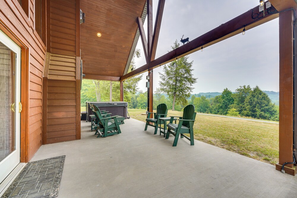 3-acre Benezette Cabin: Hot Tub, Grill & Mtn View view 5