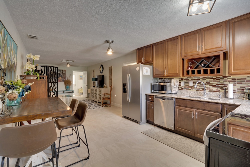 Steps to Gulf: Updated Duplex in Redington Shores!