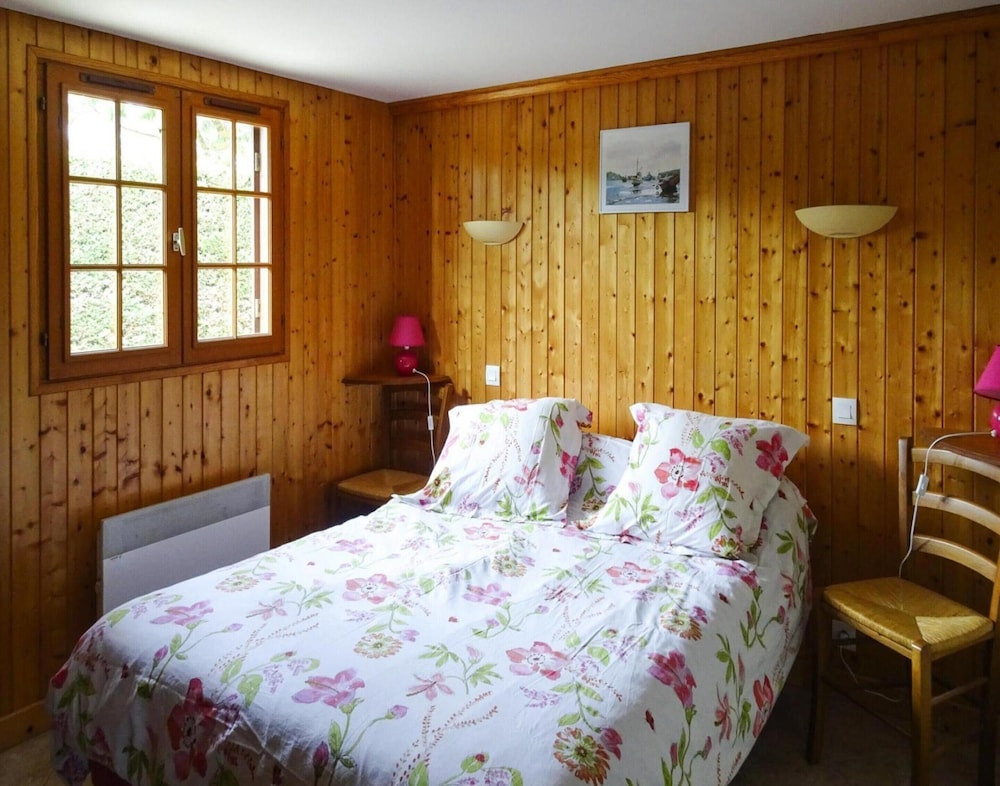 Wooden House by Beach Near Barneville