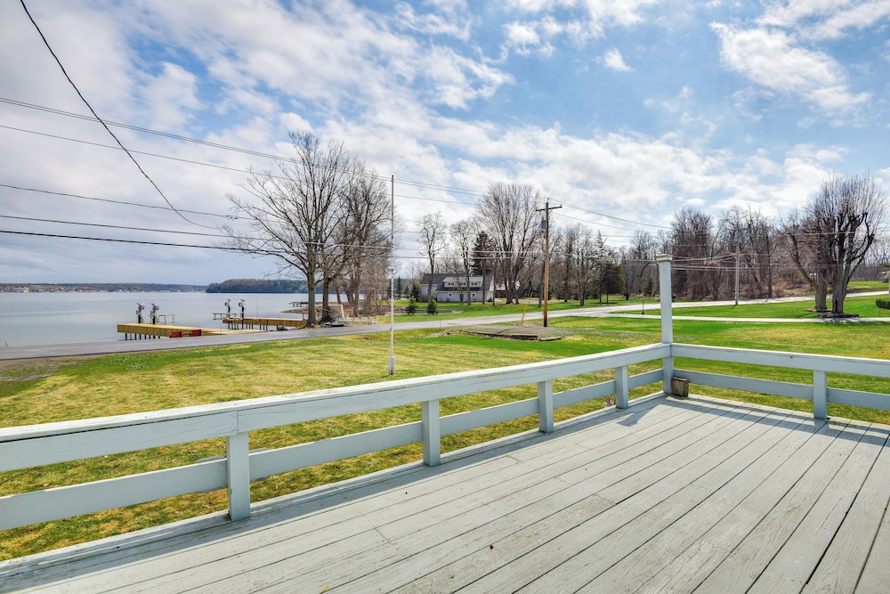 Steps to Lake Ontario: Remote Escape w/ Deck & BBQ