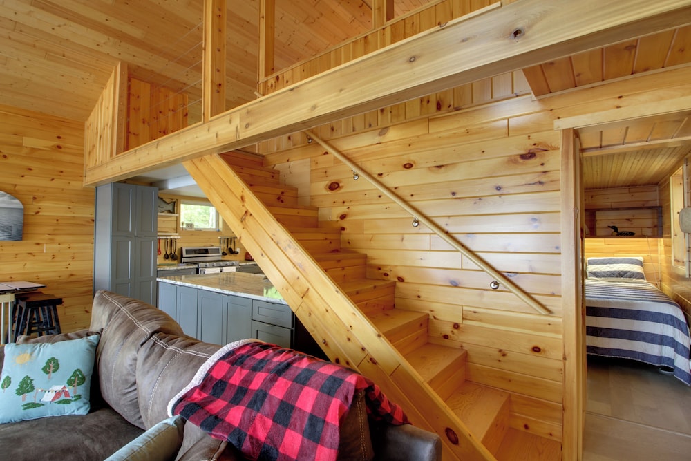 Dock + Fire Pit: Lakefront Cabin in Deer River!