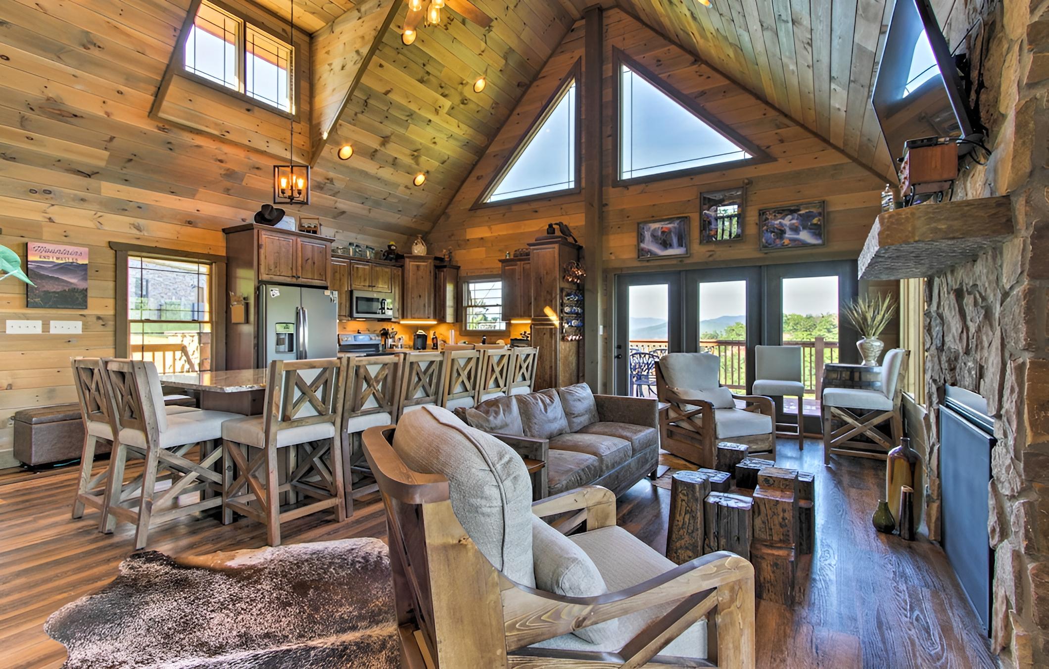 Sevierville Cabin w/ Game Room, Hot Tub & Theater! view 4