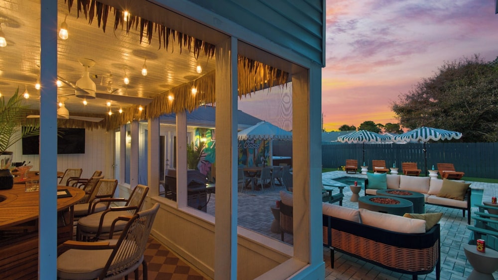 PCB Stay w/ Heated Pool, Hot Tub, Bars, Game Room & Quick Walk to Beach The Jade Oasis by Avantstay