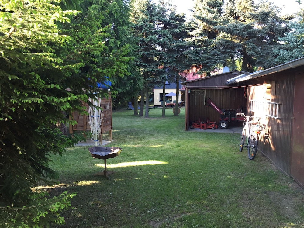 Ferienhaus Mirow-Lärz - Kamin Wald Ruhe
