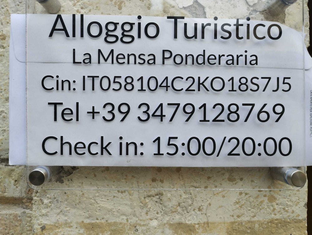 La Mensa Ponderaria