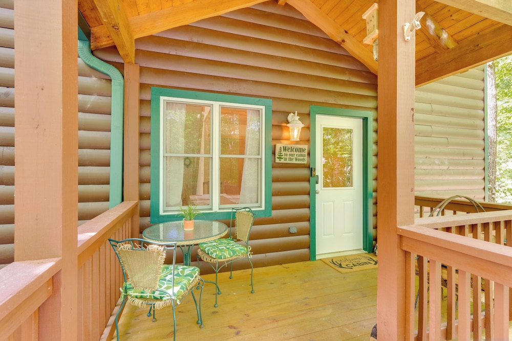 Game Room & 3-story Deck at Lake Hiwassee Hideaway