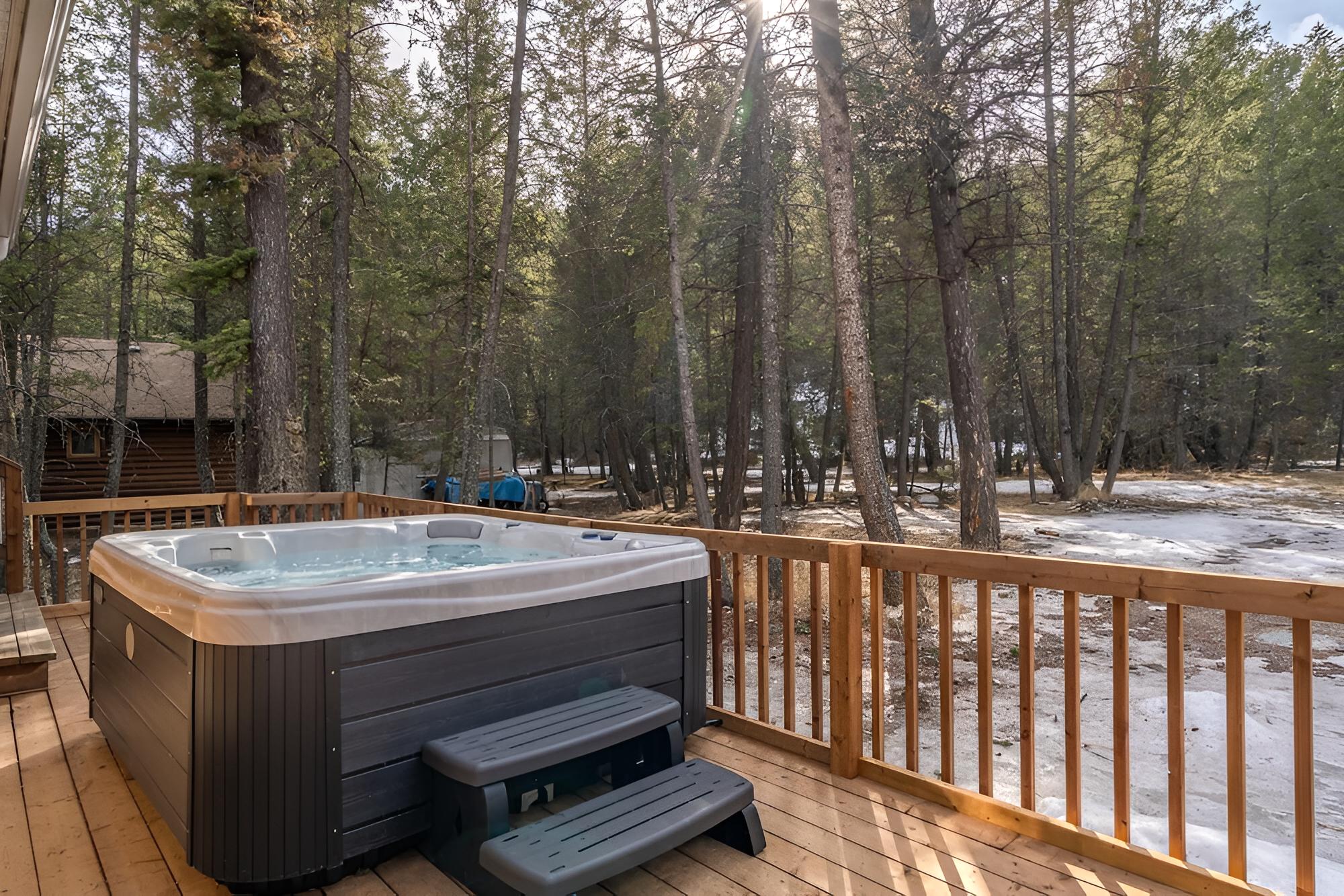 The Sleeping Moose Hot Tub Pool Table