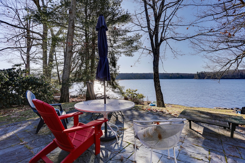 Rock Hill Home w/ Fire Pit on Wanaksink Lake! view 5