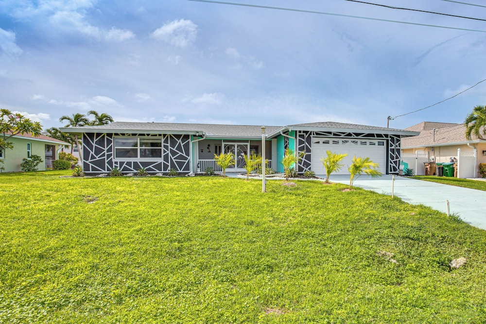 Canal-front, Pet-friendly Cape Coral Retreat!